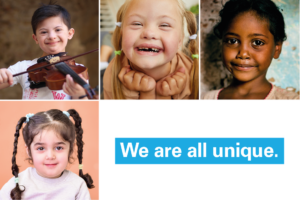 Bild från kampanjen. We are all unique.