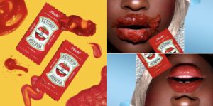 Kampanjbilder från "Ketchup or Makeup"
